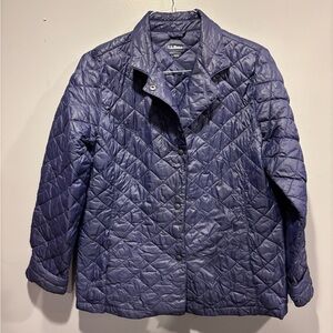 L.L. Bean Plum Purple Quilted Jacket